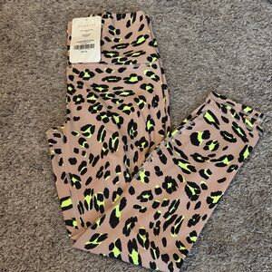 Fabletics Neon Leopard Active Leggings